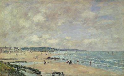 Spiaggia a Trouville da Eugene Louis Boudin